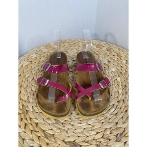 Women's‎ Plakton Jett Cork Fuchsia Comfort Sandal 38